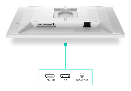 Monitor LED da gioco Evnia 27M2N3201A 685,8 mm (27") Class Full HD - 16:9 - Bianco - 68,6 cm (27") Viewable - Tecnologia I