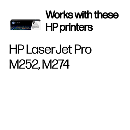 HP 201A Original Laser Cartucho de toner - Preto - 1 Cada - Laser - 1 / Pack