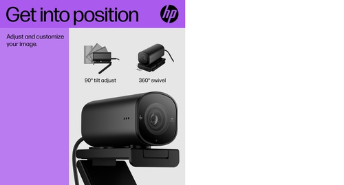 HP 325 FHD Webcam. Megapixel (approx.): 5 MP, Maximum video resolution: 1920 x 1080 pixels, Camera HD type: Full HD. Inter