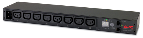 APC PDU - Metered - IEC 60320 C20 - 20 A - 200 V, 208 V, 230 V Eingang - 208 V AC, 230 V AC Ausgang - 1U Netzwerk (RJ-45) 