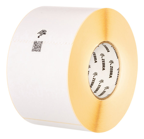 Zebra Z-Trans 76180 Multipurpose Label - 101.60 mm Width x 152.40 mm Length - Thermal Transfer - White - Paper - 4 / Box