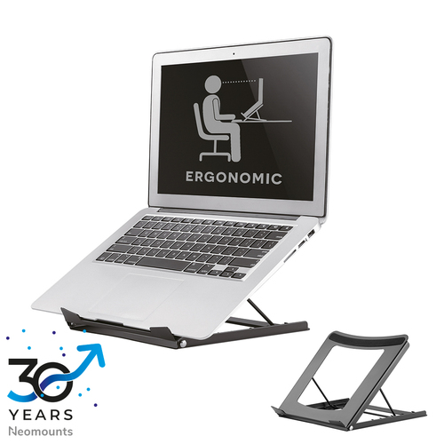 Neomounts NSLS075BLACK Laptop stand 10-16" - foldable - compact - universal. Product type: Laptop stand, Product colour: B