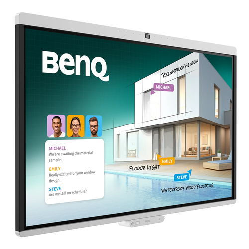 BenQ CM5505. Bildschirmdiagonale: 139,7 cm (55"), Arbeitsbereich: 1209,6 x 680,4 mm, Helligkeit: 450 cd/m². Installiertes 