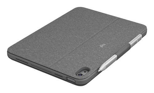 Cover tastiera Logitech Combo Touch Apple, Logitech iPad (decima generazione) Tablet - Grigio - Resistente ai graffi, Resi