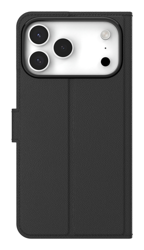 ifrogz Defence Tasche (Folie) Apple iPhone 17 Pro Max Smartphone - Schwarz - PU-Leder, Polycarbonat Körper