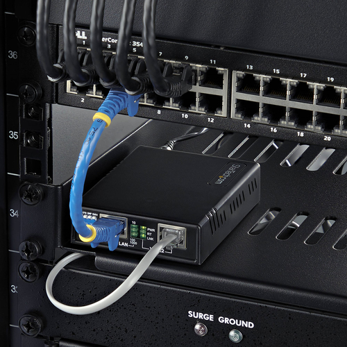 StarTech.com VDSL2 Ethernet Extender Kit over Single Pair Wire Up to 0.6mi (1km), LAN Repeater over RJ11/CAT5e/6, Replaces