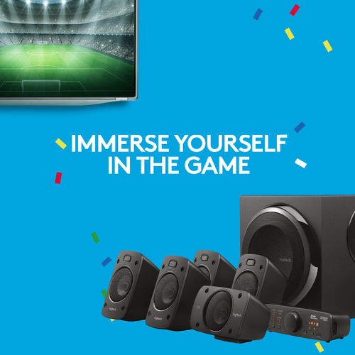 Logitech Z906 5.1 Speaker System - 500 W RMS - DTS, Dolby Digital