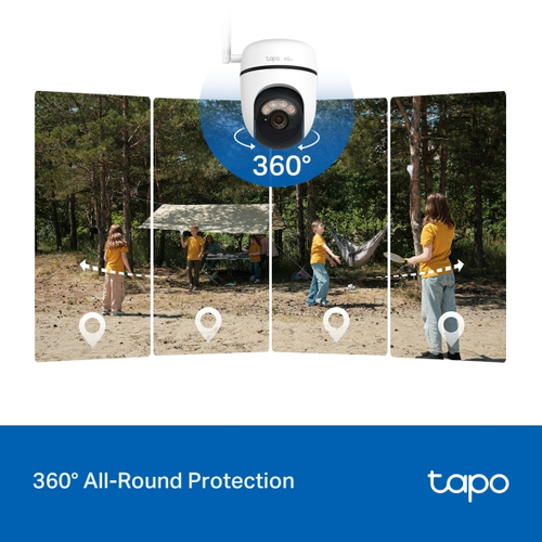 Tapo C615G 3 Megapixel Outdoor 2K Netzwerkkamera - Farbe - Infrarot/Farbe Nachtsicht - 2304 x 1296 - 4 mm Fest Objektiv - 