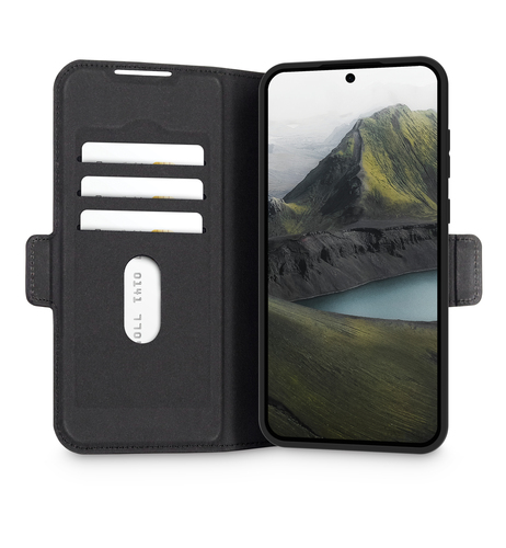 dbramante1928 ApS Carrying Case (Folio) Samsung Galaxy S25+ Smartphone - Black - Impact Resistant - Polyurethane, Plastic 