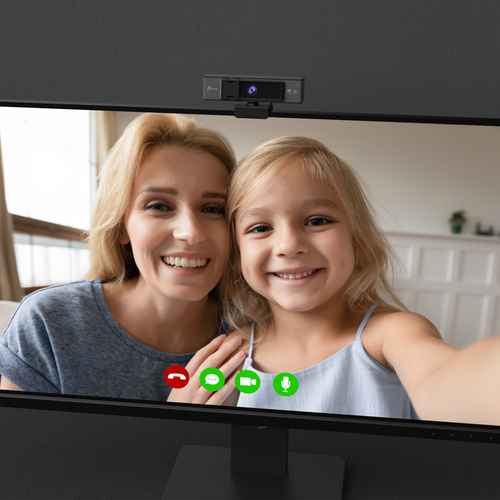 Webcam j5create - 8 Megapixel - 30 fps - Nero, Argento - 1 - 4K, 2K, Full HD, HD - 3840 x 2160 Video - CMOS Sensore - 70° 