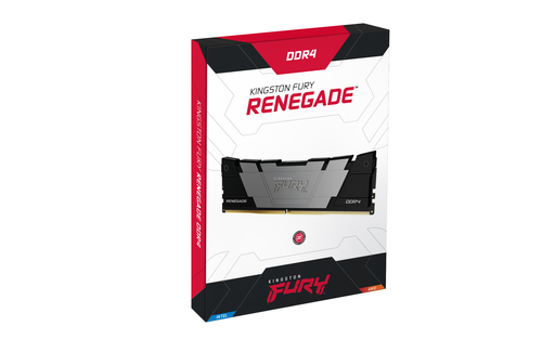 Kingston Technology FURY 16GB 4000MT/s DDR4 CL19 DIMM (Kit of 2) Renegade Black. Component for: PC, Internal memory: 16 GB