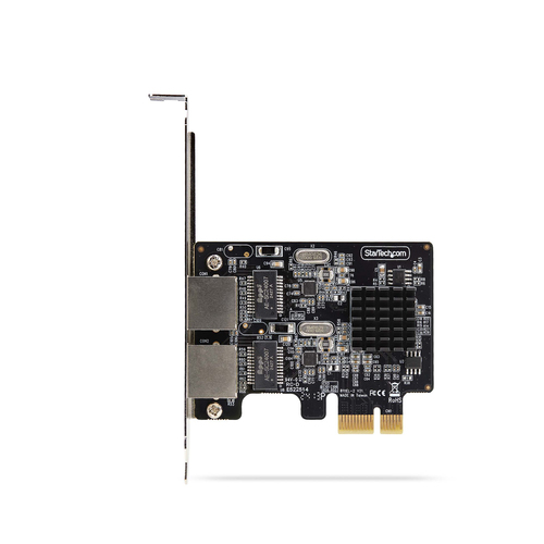 StarTech.com Gigabit Ethernet Card for Computer, Server, Workstation - 10/100/1000Base-T - Plug-in Card - Black - TAA Comp
