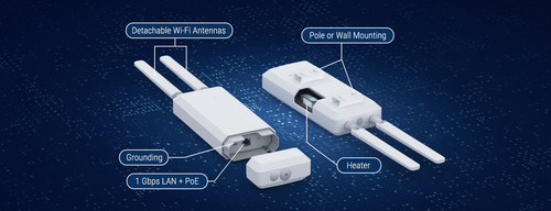 Keenetic Stellar 6 (KAP-650) AX3000 Wi-Fi 6 Indoor/Outdoor Access Point with a Gigabit Ethernet Port and Power over Ethern