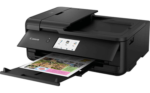 Canon PIXMA TS9550a. Print technology: Inkjet, Printing: Colour printing, Maximum resolution: 4800 x 1200 DPI. Copying: Co