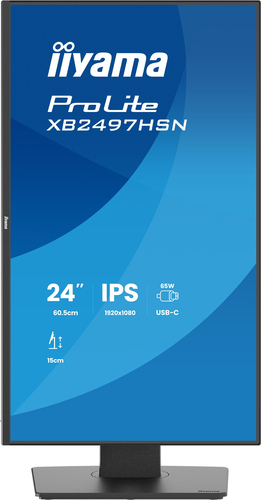 24IN IPS 4-SIDE SLIM BEZEL 1920X1080 USB-C DOCK (LAN/65W PD