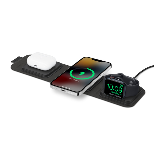 Mophie Induction Charger - For iPhone - Input connectors: USB - Proprietary Battery Size - MagSafe Technology, Fast Chargi