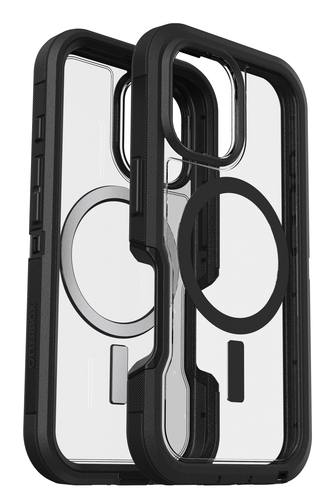 OtterBox Defender XT Clear. Case type: Cover, Markenkompatibilität: Apple, Kompatibilität: iPhone 16, Maximale Bildschirmg