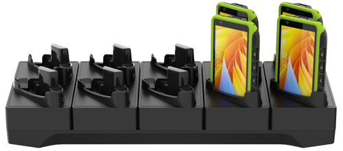 Zebra Dock Cradle für Tragbarer Computer - 10 Steckplatz/-plätze - Ladefunktion
