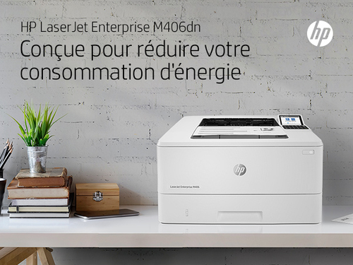 HP LaserJet Enterprise M406dn - Desktop Kabel Laserdrucker - Monochrom - 40 ppm Monodruck - 1200 x 1200 dpi Druckauflösung