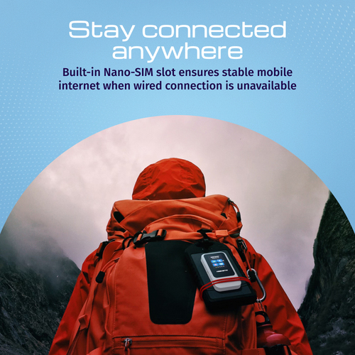 Keenetic Roamer 4G (KN-5110). Device type: Cellular network modem, Product colour: Black, Grey. Wi-Fi standards: 802.11b, 