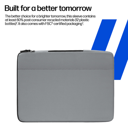 Borsa rigida per il trasporto HP (Sleeve) per 38,1 cm (15") a 40,6 cm (16") Computer portatile - Resistenza all'acqua, Ant
