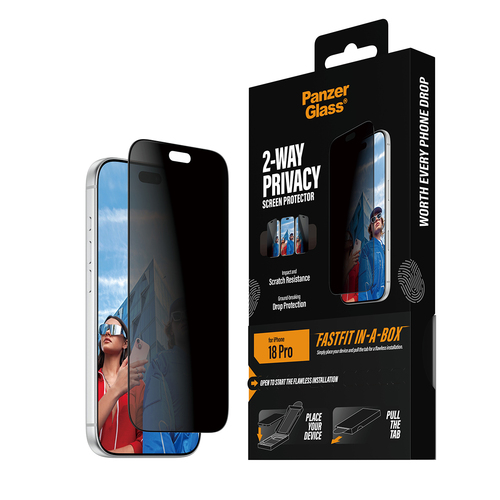 PANZERGLASS SCREEN PROTECTOR PRIVACY IPHONE 18 PRO UWF FF