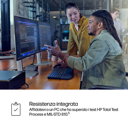 HP EliteDesk 8 SFF G1i Desktop AI PC Wolf Pro Security Edition. Famiglia processore: Intel Core Ultra 5, Modello del proce