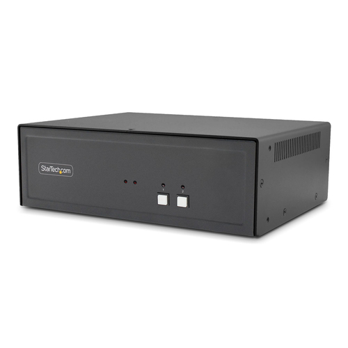 StarTech.com Analog KVM Switchbox - TAA Compliant - 2 Computer(s) - 2560 x 1600 - 7 x USB - USB 2.0 - 3 x DVI