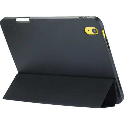 DEQSTER Slim Case Tasche für 27,7 cm (10,9 Zoll) Apple iPad (10. Generation) Tablet - Schwarz - MicroFiber, Polyurethan, T