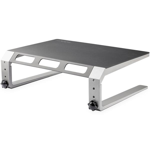StarTech.com Monitor Riser Stand, For up to 32" (22lb/10kg) Monitor, Monitor Riser, Steel&Aluminum, Monitor Shelf w/ Three