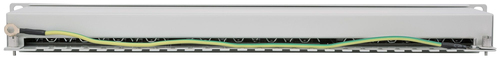 Intellinet Patch Panel, Cat6a, FTP, 24-Port, 1U, Shielded, 90° Top-Entry Punch Down Blocks, Grey. Networking standards: IE