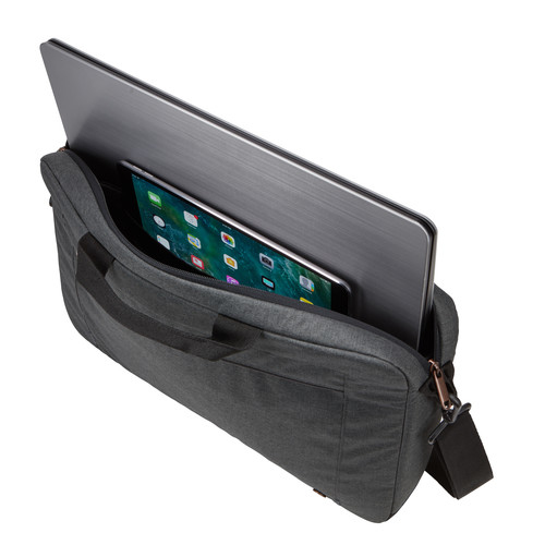 Case Logic Era ERAA-116-OBSIDIAN Carrying Case (Attaché) for 40.6 cm (16") Notebook - Obsidian - Polyester Body - Shoulder