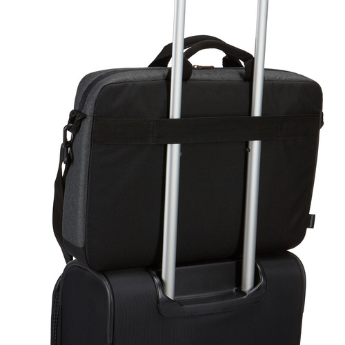 Case Logic Era ERAA-116-OBSIDIAN Carrying Case (Attaché) for 40.6 cm (16") Notebook - Obsidian - Polyester Body - Shoulder