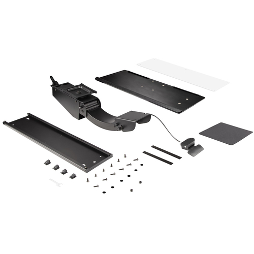 StarTech.com Tastatur-/Mausfach - 144,8 mm Höhe x 711,2 mm Breite - Schwarz - Stahl
