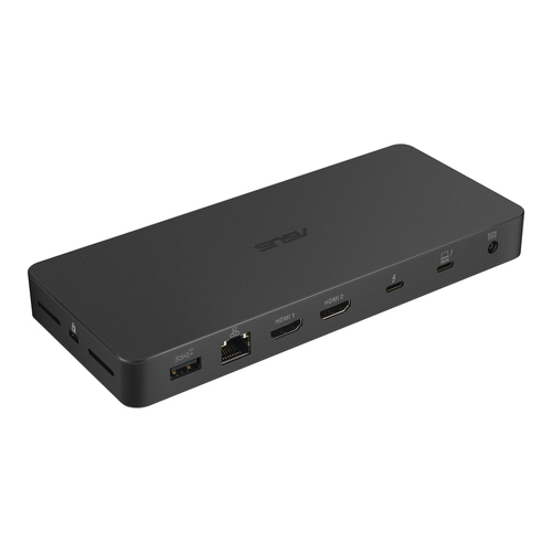 Asus DC500 12 Port(s) Thunderbolt 4 Docking Station for Memory Card Reader, Monitor, Notebook - Charging Capability - Memo