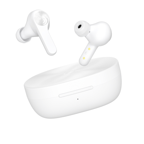 TCL MOVEAUDIO Go True Wireless Earbud Stereo Earset - White, Multicolor - Binaural - In-ear - Bluetooth - 16 Ohm - Noise R