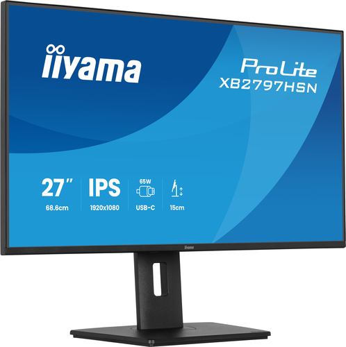 iiyama XB2797HSN-B1 27 Zoll Klasse Full HD LCD-Monitor - 16:9 Format - 68,6 cm (27 Zoll) Viewable - 1920 x 1080 Pixel Bild