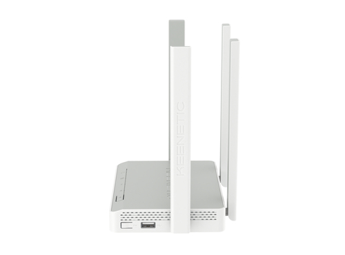 Keenetic Skipper AC1200 Mesh Wi-Fi 5 Router with a 4-Port Gigabit Smart Switch and USB Port. WAN connection type: RJ-45, W