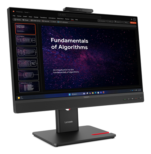 Lenovo ThinkCentre TIO24 Gen6 Monitor. Display diagonal: 60.5 cm (23.8"), Display resolution: 1920 x 1080 pixels, HD type: