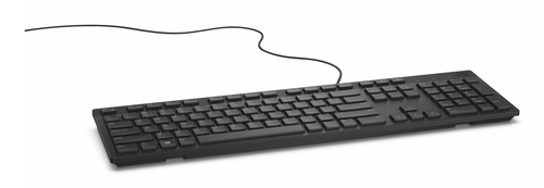 DELL Wired Keyboard - KB216 - UK (QWERTY) - Black. Keyboard form factor: Full-size (100%). Keyboard style: Straight. Conne