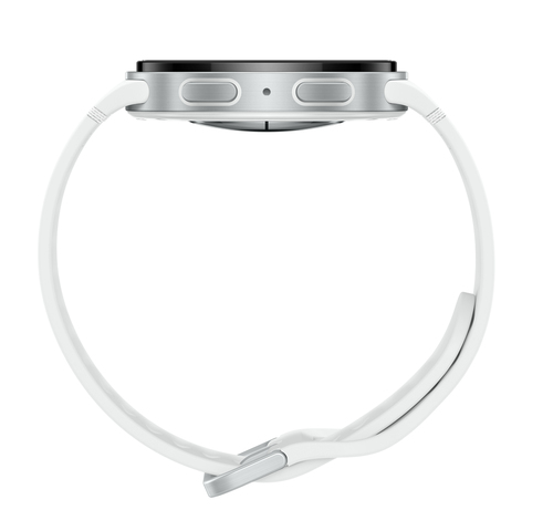 Samsung Galaxy Watch8 SM-L335F Smart Watch - 46 mm Case Height - 43.70 mm Case Width - Silver Case Color - White Band Colo