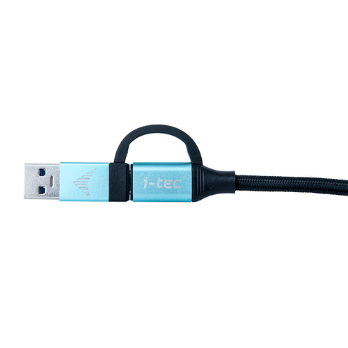 i-tec 1 m USB Data Transfer Cable for Notebook, Tablet, Smartphone, PC, Docking Station - 1 - First End: 1 x USB 3.1 Type 
