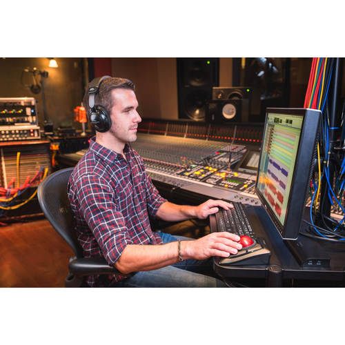 Kensington Expert Mouse Trackball - Bluetooth/Radio Frequency - USB - Optical - Black - Wireless - Trackball