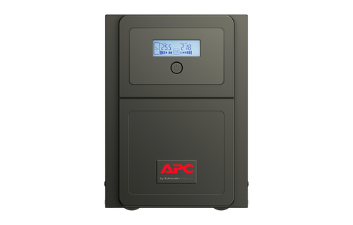 APC Easy UPS SMV. USV-Topologie: Line-Interaktiv, Ausgangskapazität: 0,75 kVA, Ausgangsleistung: 525 W. AC-Steckertypen: I