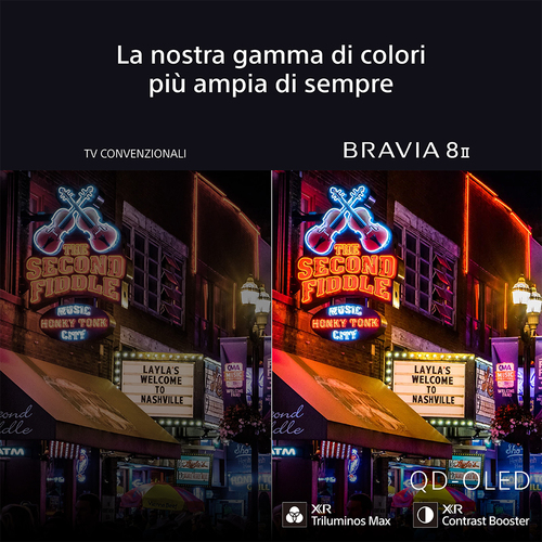 Sony K-55XR8M2. Dimensioni diagonale schermo: 139,7 cm (55""), Risoluzione del display: 3840 x 2160 Pixel, Tipologia HD: 4