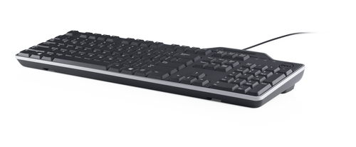 Dell KB813 Keyboard - Cable Connectivity - USB Interface - English (US), English (Europe) - QWERTY Layout - Black - Comput