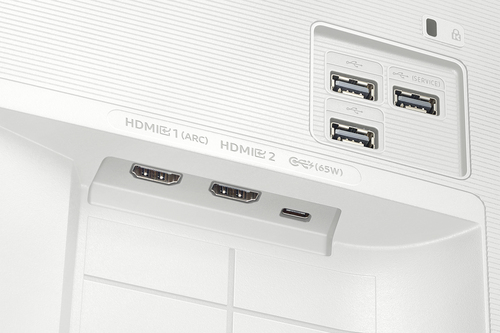 Moniteur LED intelligent Samsung S32FM703UU 32" Classe 4K UHD - 16:9 - Blanc - 81,3 cm (32") Viewable - LED Rétroéclairage