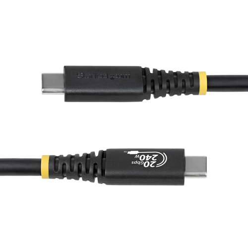 StarTech.com 2 m USB4 A/V/Power/Data Transfer Cable - 1 - Cable for Notebook, USB Device, Docking Station, Wall Charger, M