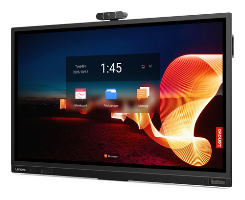Lenovo ThinkVision T65 1651 mm 4K UHD LCD Collaboration Display - Cortex A73 - 4 GB - Infrared (IrDA) - Touchscreen - 16:9