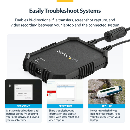 StarTech.com KVM Console - Wired - TAA Compliant - 1 Local User(s) - WUXGA - 1920 x 1200 Maximum Video Resolution - 1 x US